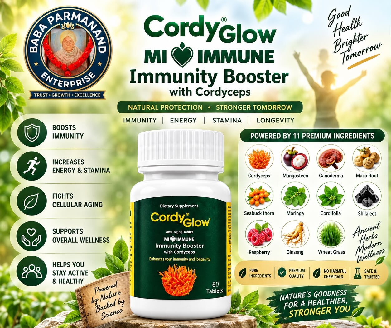 Cordy Glow Mi Immune Immunity Booster
